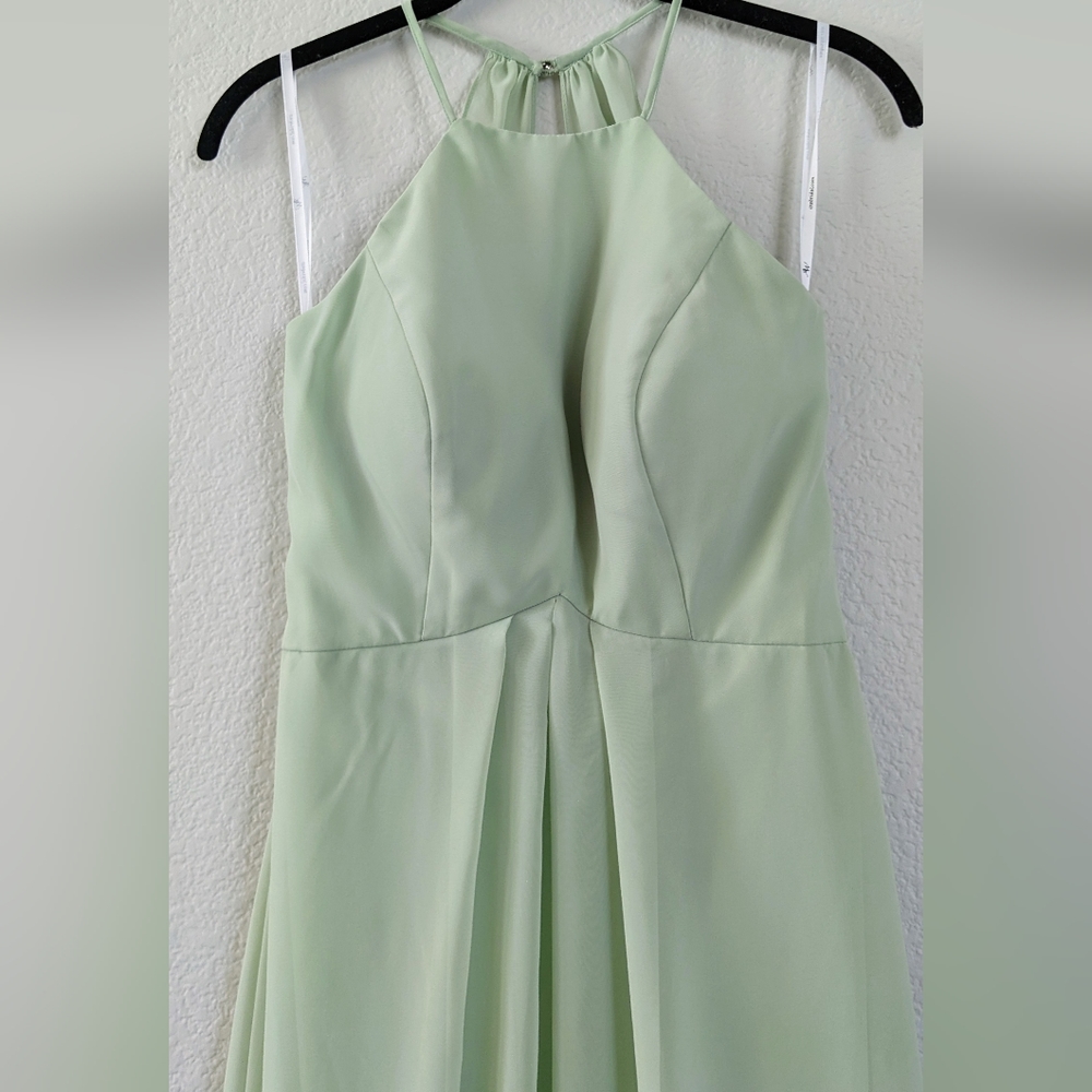 AW Nannie Bridesmaid Prom Formal Special Occasion Wedding Guest Dress, 4, Green - Picture 5 of 8